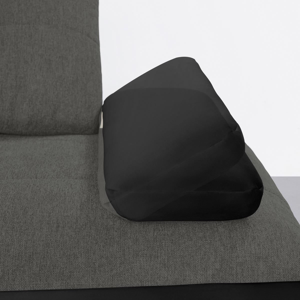 Wohnlandschaft Trendy Anthrazit/schwarz - Anthrazit/Schwarz, Modern, Holzwerkstoff/Textil (310/93/250cm) - Premium Living