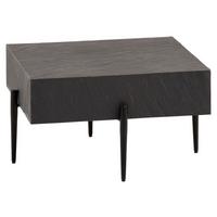 Klubska Miza Wl6.792 - črna/antracit, Design, kovina/umetna masa (64/64/35cm) - MID.YOU