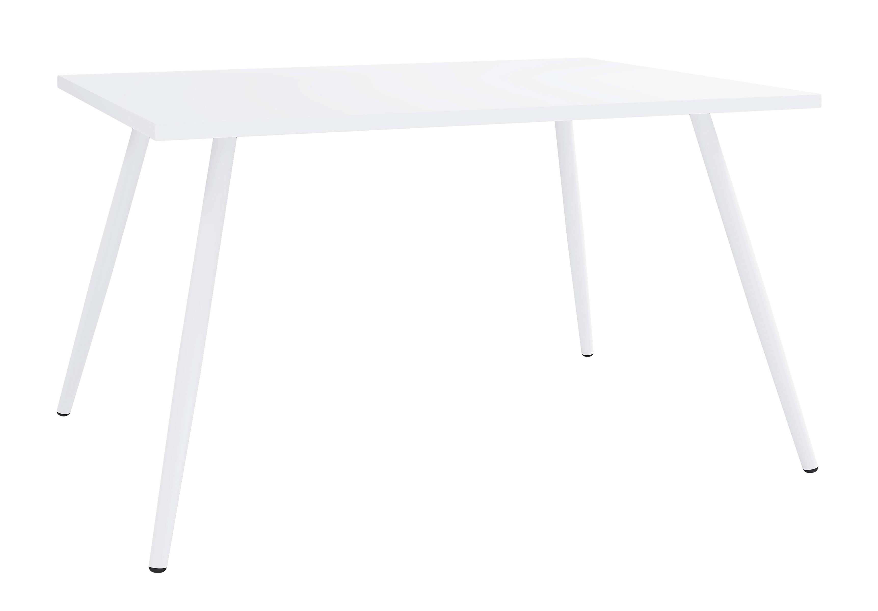 Pisalna Miza Salia, Bela, 80x50cm - bela, Moderno, kovina/leseni material (80/50/70cm) - MID.YOU
