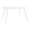 Pisalna Miza Salia, Bela, 80x50cm - bela, Moderno, kovina/leseni material (80/50/70cm) - MID.YOU