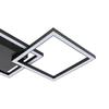 LED-TAKLAMPA RAUTA - svart, Modern, plast (63/27,5/4,5cm) - Mömax