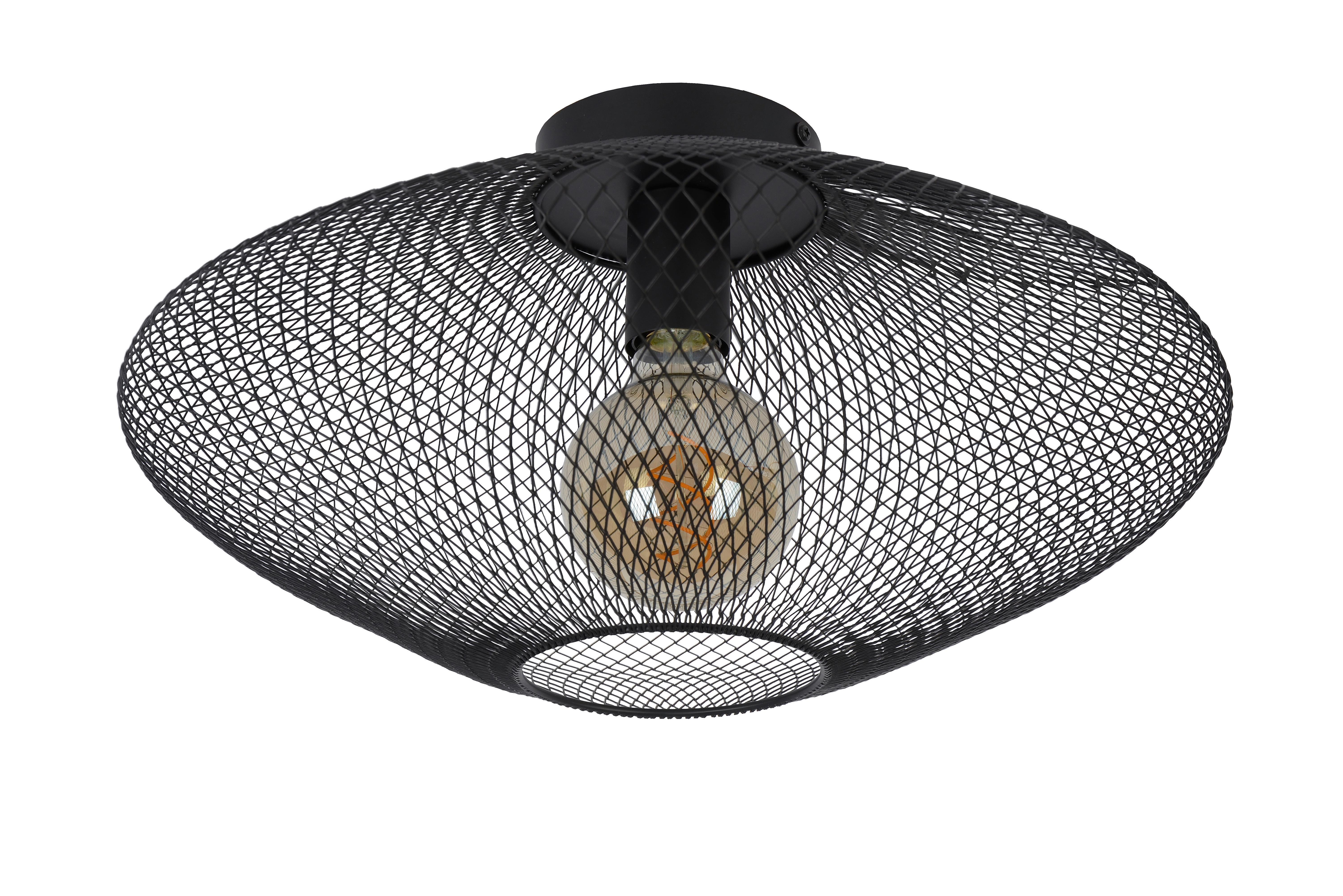 LAMPA SUFITOWA 21123/45/30 MESH - czarny, Konventionell, metal (45/24cm) - Lucide