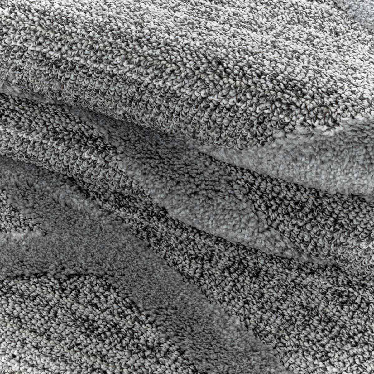 Webteppich Pisa 4706 Grau ca. 240x340cm - Grau, KONVENTIONELL, Textil (240/340cm) - Novel