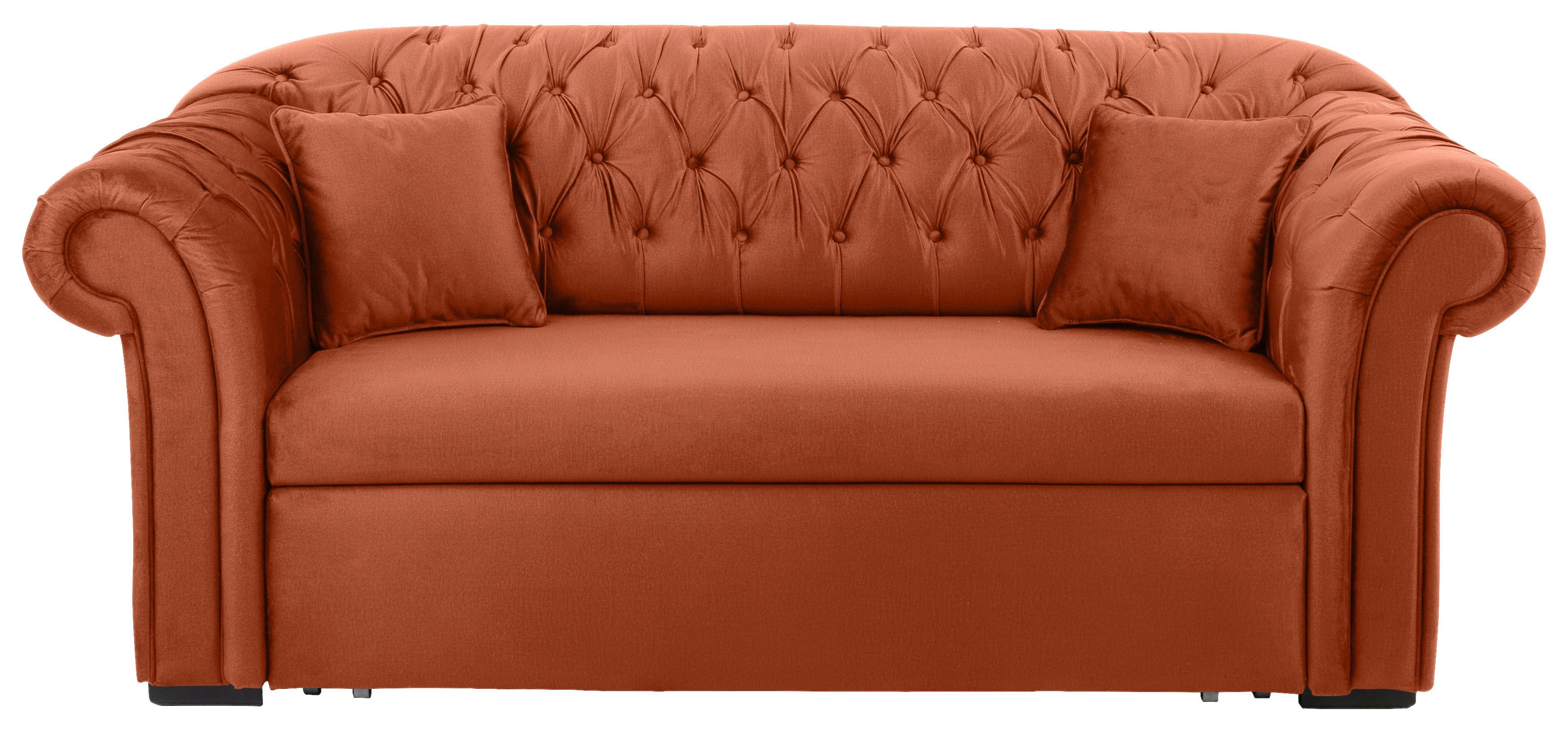Zofa S Posteljno Funkcijo Cupido, Opečnato Rjava - opečnato rjava/črna, Design, tekstil/les (213/86/99cm) - MID.YOU