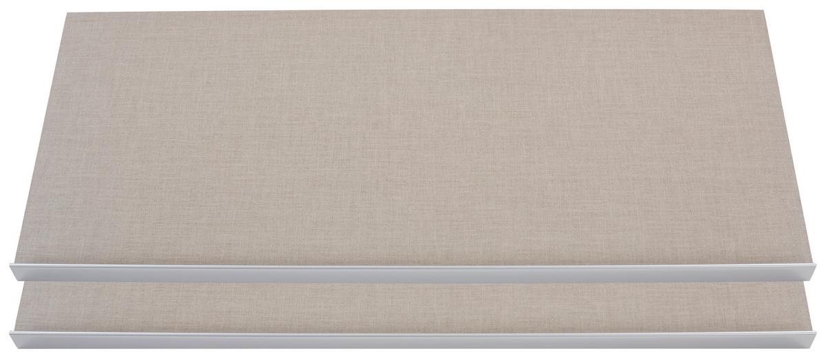 Polica Za Obuću Universal - siva, drvni materijal (88/16/37cm) - Modern Living