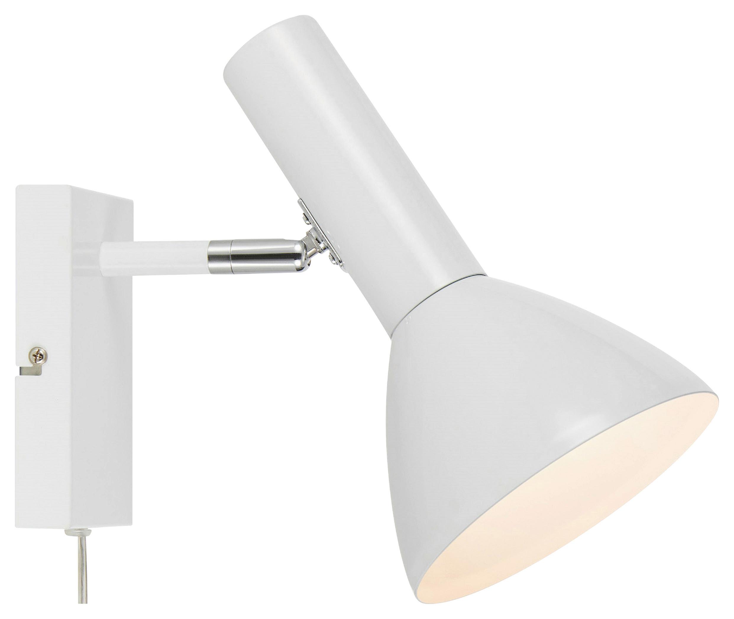 Wandleuchte Metro Wall Weiß max. 40 Watt - Weiß, Basics, Metall (15,5/25,5/25cm) - Markslöjd