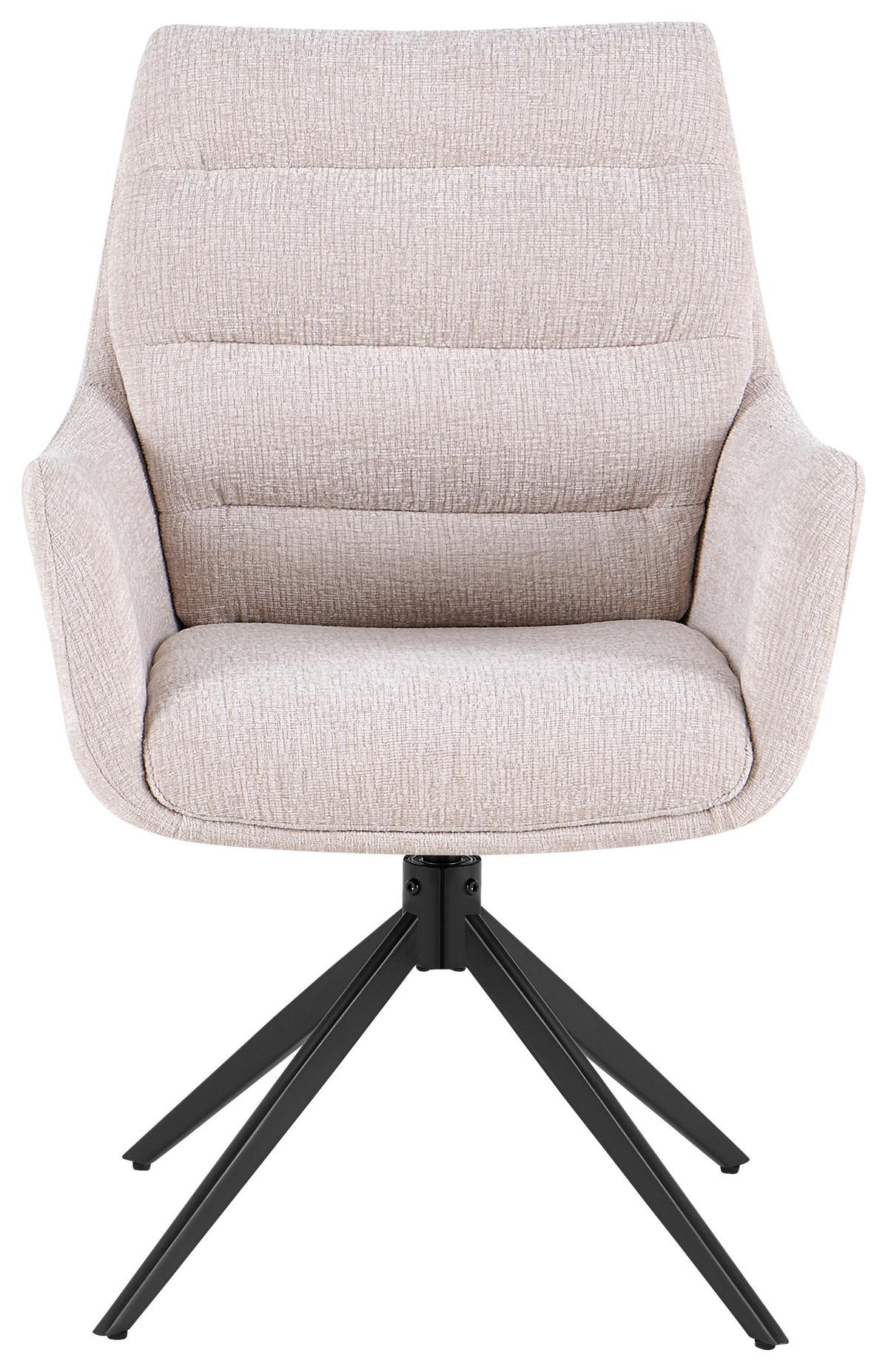 Stolica Onil - bež/crna, Moderno, metal (63/90/61cm) - Premium Living
