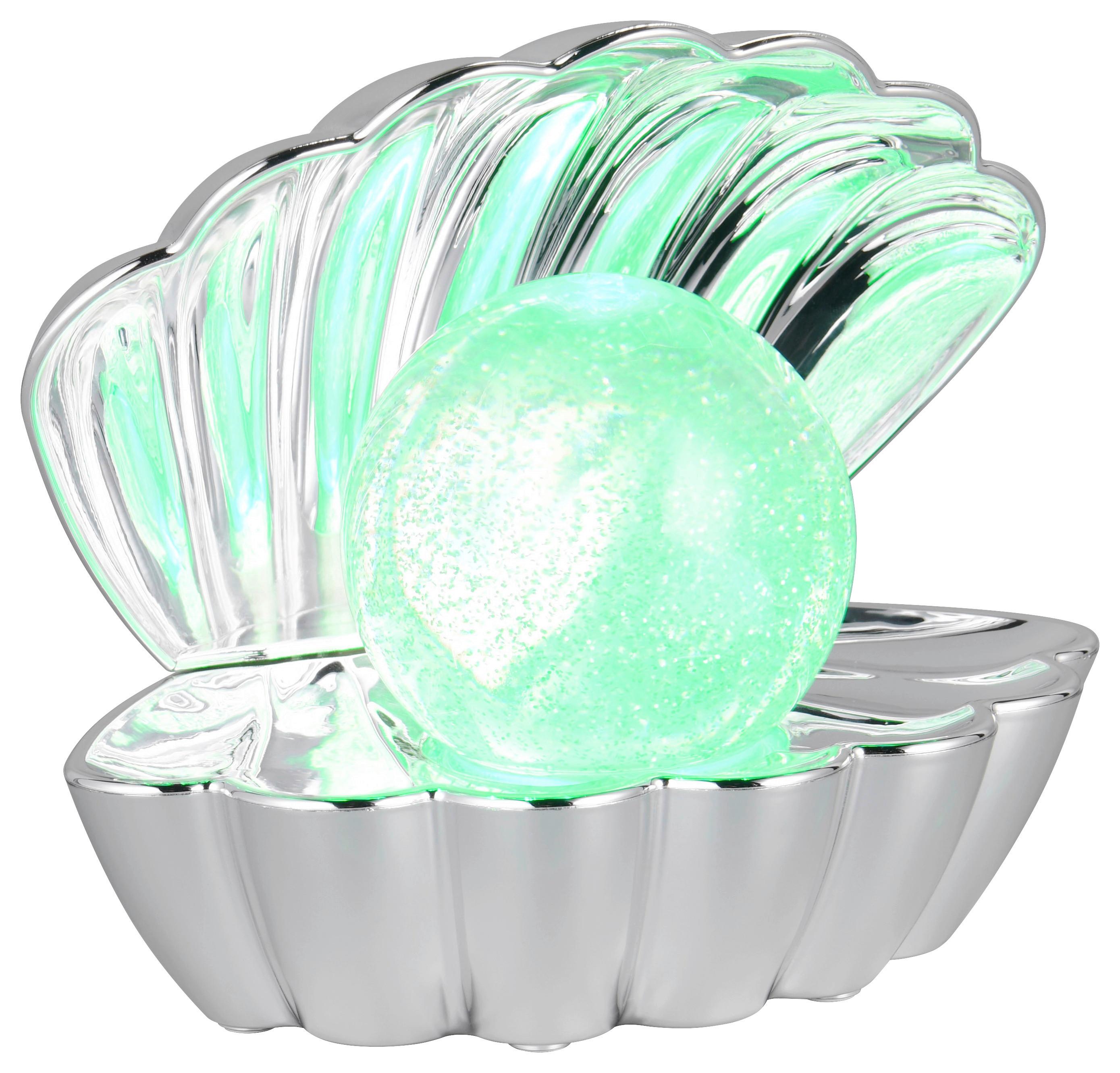 LED-DEKORATIONSLAMPA ALFRED - kromfärg, Modern, plast (17,5/12,5/14,5cm) - Mömax