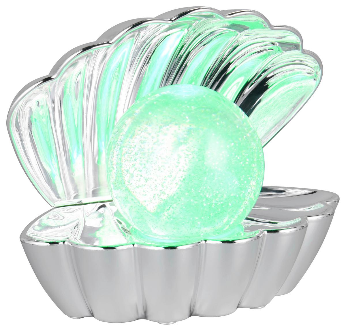 LED-Dekoleuchte Alfred Chromfarben max. 0,8 Watt - Chromfarben, Modern, Kunststoff (17,5/12,5/14,5cm) - Mömax