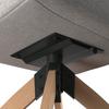 STOL MED ARMSTÖD ADRIEN - greige/naturfärgad, Modern, metall/trä (60/88/65cm) - Bessagi Home