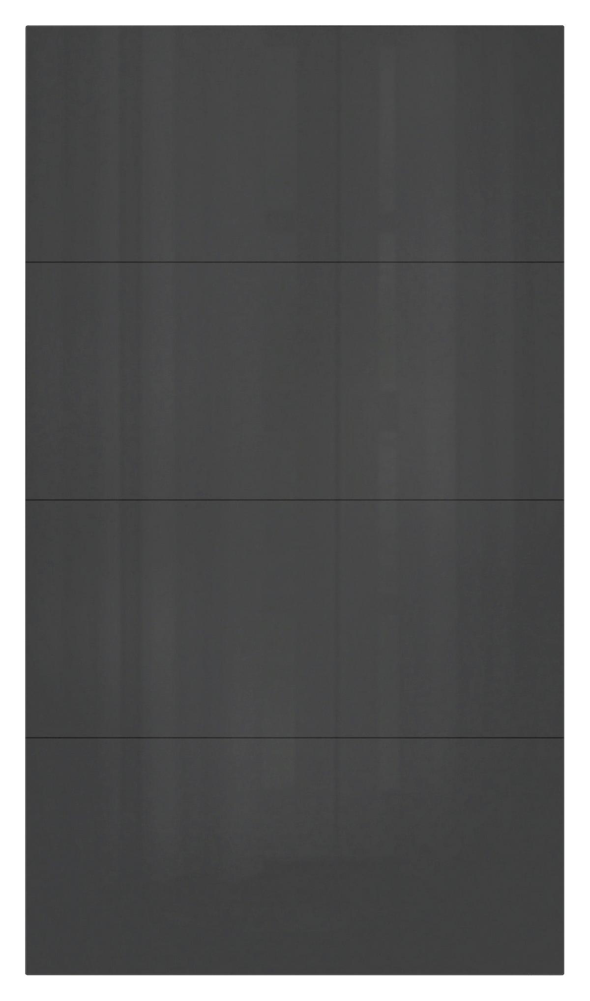 Panel Unit Antracit Barve, Visoki Sijaj - visoki sijaj/antracit, Moderno, leseni material - Based