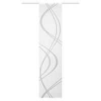 ZASŁONA PANELOWA TIBERIO - szary, Design, tkanina (60/245cm)