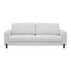 3-Sitzer-Sofa Piega Silberfarben - Silberfarben/Schwarz, MODERN, Textil/Metall (230/66-87/96cm) - Mömax
