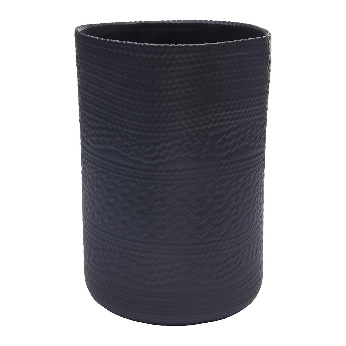 WAZON DANILA - czarny, Modern, ceramika (20/29cm) - Tognana