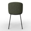 STOL MALEA - grön/svart, Modern, metall/trä (49/81/52cm) - Bessagi Home