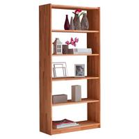 Regal Simon, Bukev, Masivno - barve bukve, Basics, les (80/179/31cm) - MID.YOU