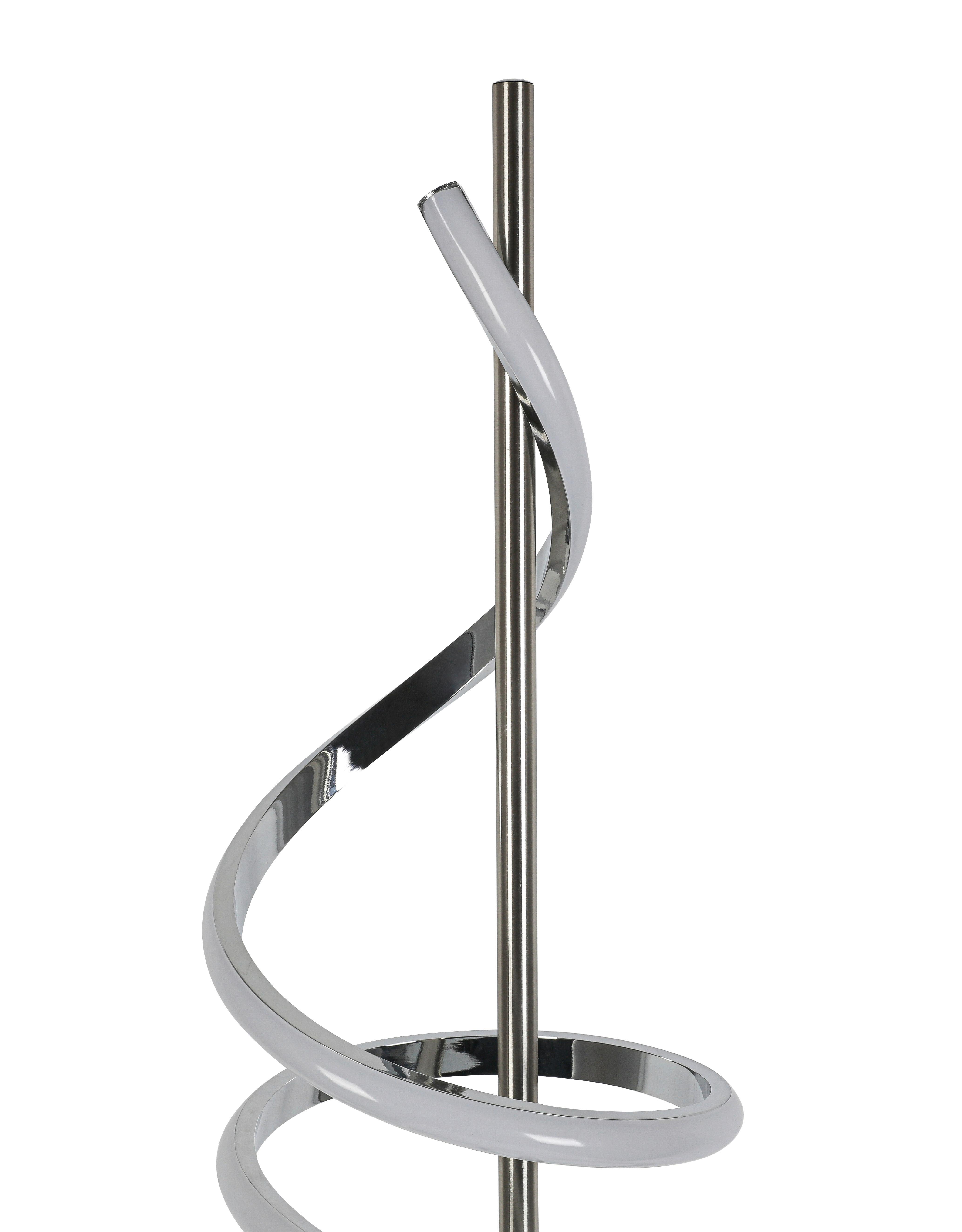 LED-GOLVLAMPA LINA - kromfärg/nickelfärgad, Modern, metall/plast (23/23/151cm) - Mömax