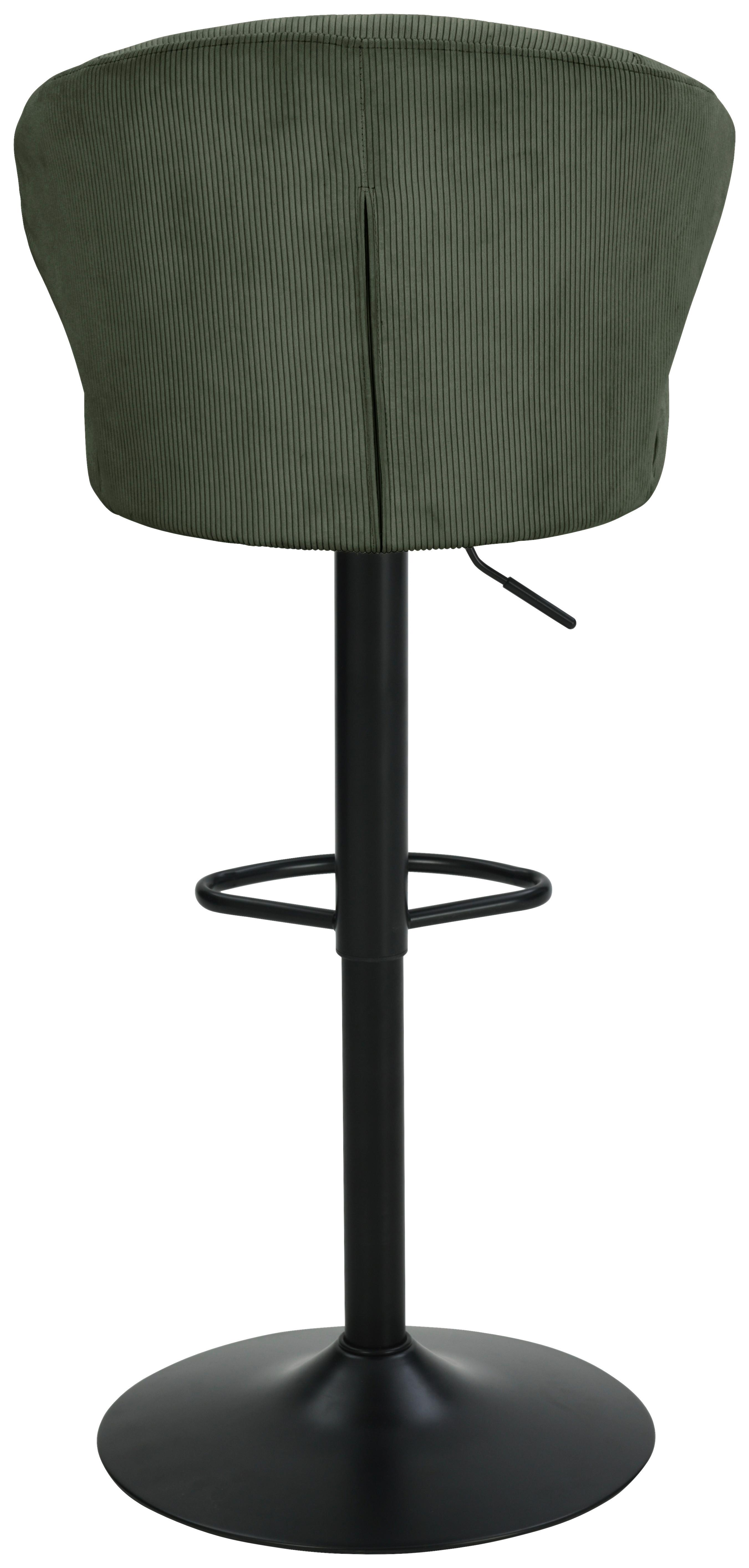 Taburet de bar JANA - bej/verde, Modern, lemn/metal (55/1160/58cm) - Based