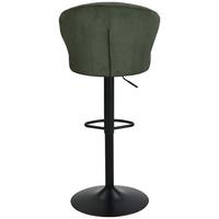 Taburet de bar JANA - bej/verde, Modern, lemn/metal (55/1160/58cm) - Based