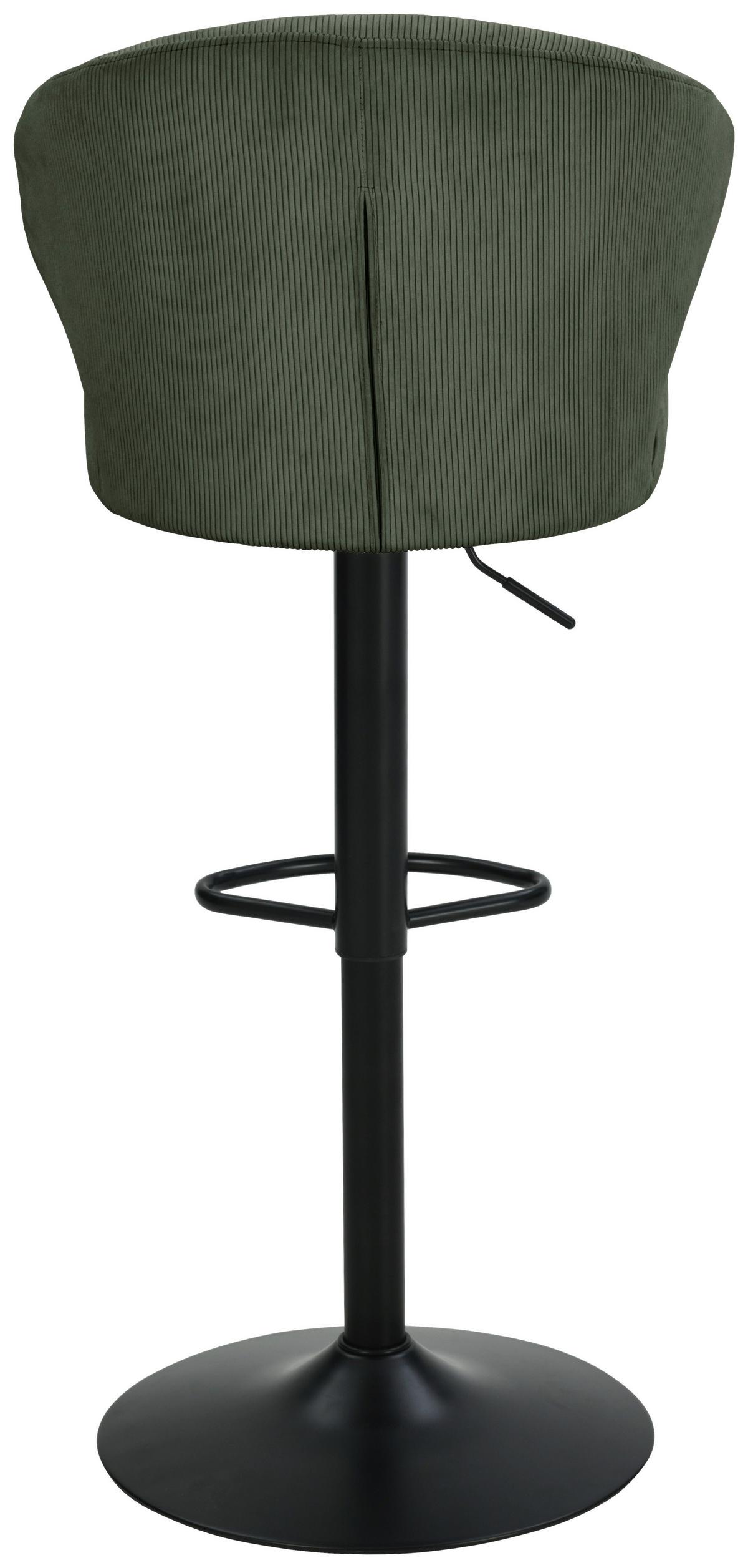 Taburet de bar JANA - bej/verde, Modern, lemn/metal (55/1160/58cm) - Based
