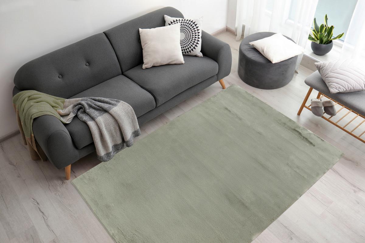 Teppich Rabbit Prime 125 - Grün, Konventionell, Textil (160/230cm) - Kayoom