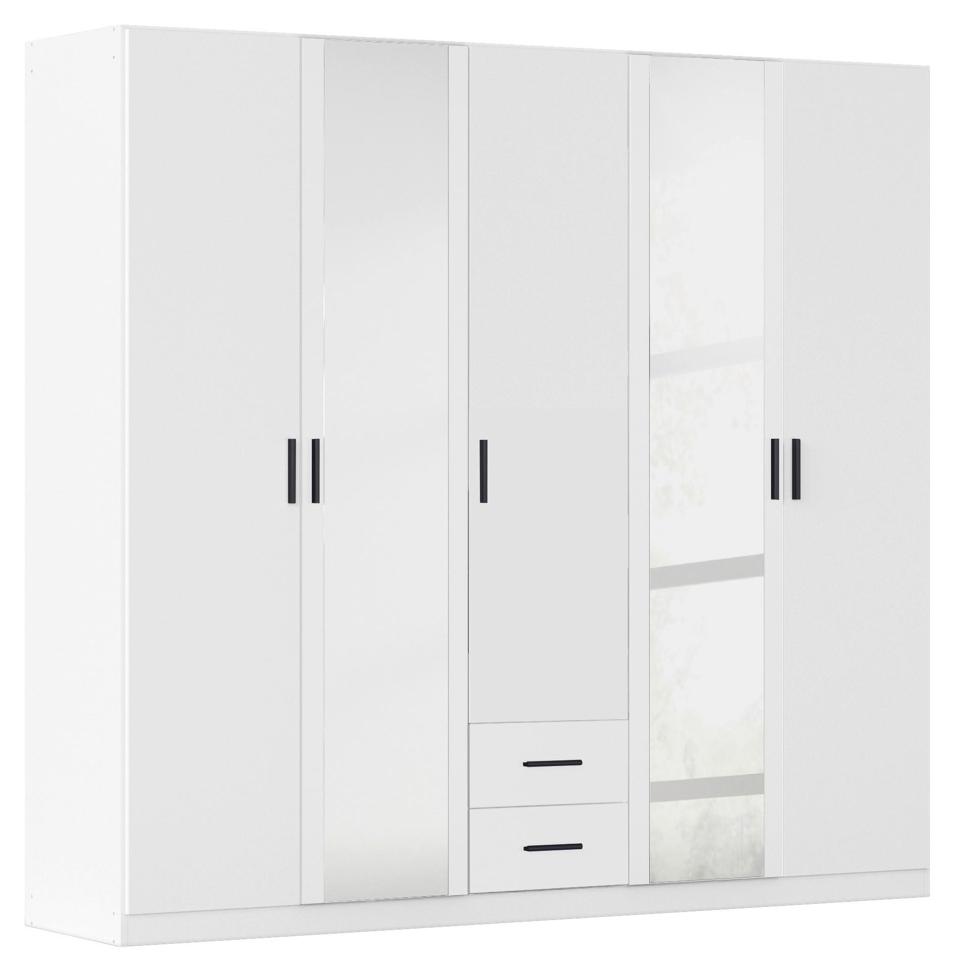 DULAP USI ROTATIVE DESPINA - alb, Konventionell, material pe bază de lemn (226/210/54cm)
