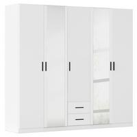 DULAP USI ROTATIVE DESPINA - alb, Konventionell, material pe bază de lemn (226/210/54cm)