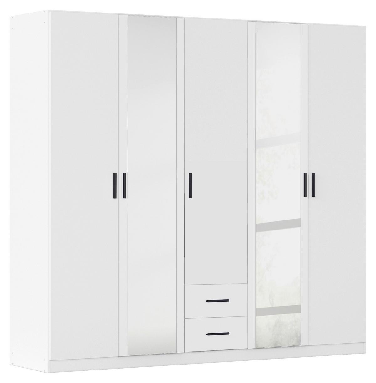 DULAP USI ROTATIVE DESPINA - alb, Konventionell, material pe bază de lemn (226/210/54cm)