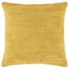 Kissenhülle Maxima in Gelb ca.50x50cm - Messingfarben, Textil (50/50cm) - Premium Living