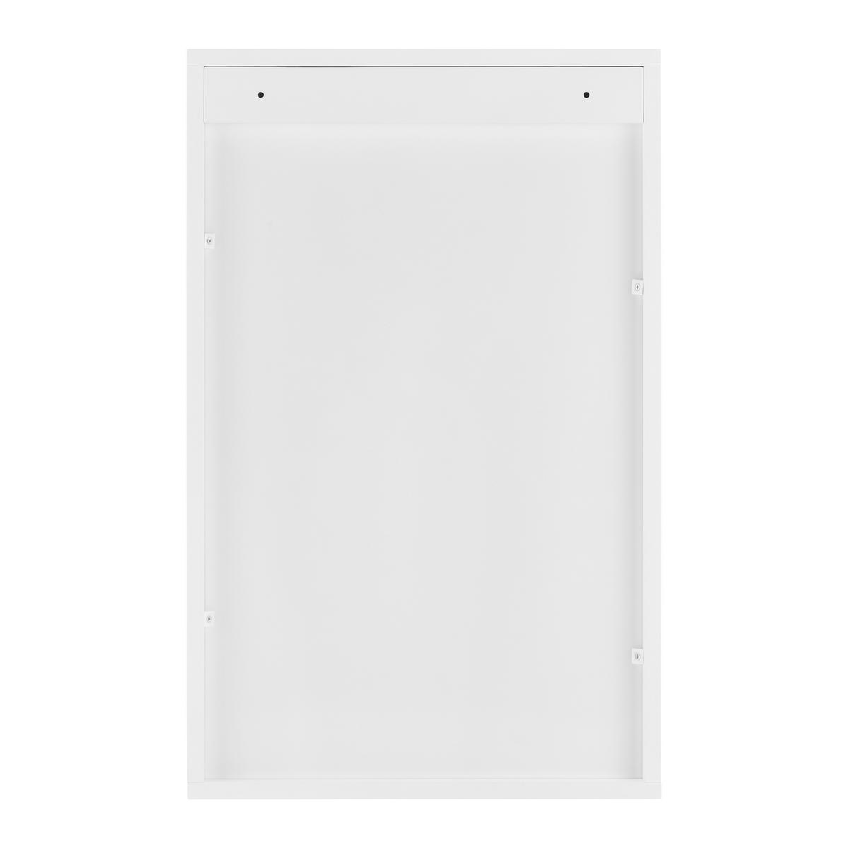 Hängeschrank Rico Weiß ca. 42x66x20 cm - Naturfarben/Weiß, MODERN, Holz (42/66/20cm) - Bessagi Home