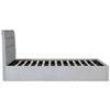 STOPPAD SÄNG SIENNA -EXKLUSIV- -BASED- - ljusgrå/svart, Lifestyle, metall/trä (90/200cm) - Based