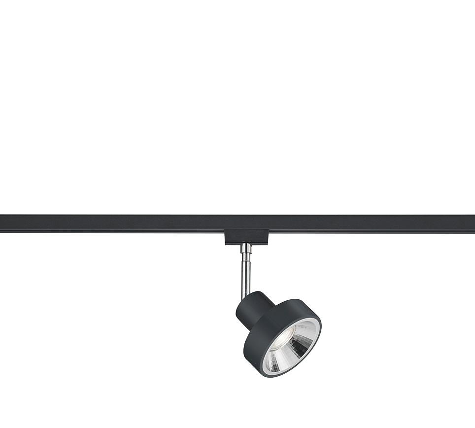 Schienensystem-Strahler Leon Duoline Schwarz max. 40 Watt - Basics (11/18cm) - Trio Leuchten