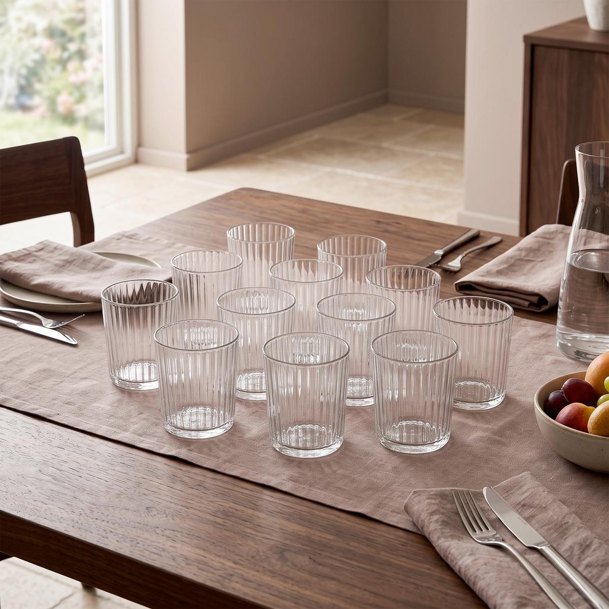 Gläserset Exclusiva Klar,12-teilig - Klar, KONVENTIONELL, Glas (355ml) - Van Well
