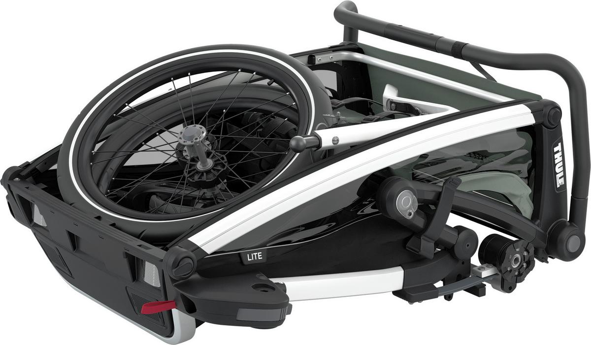PRZYCZEPA ROWEROWA 10203022 CHARIOT LITE2 - zielony, Basics, metal (80/114,5/94cm) - Thule