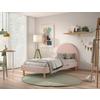 Kinder-/Juniorbett Moon ca. 90x200 cm Rosa - Naturfarben/Rosa, ROMANTIK / LANDHAUS, Holz/Textil (90/200cm) - MID.YOU