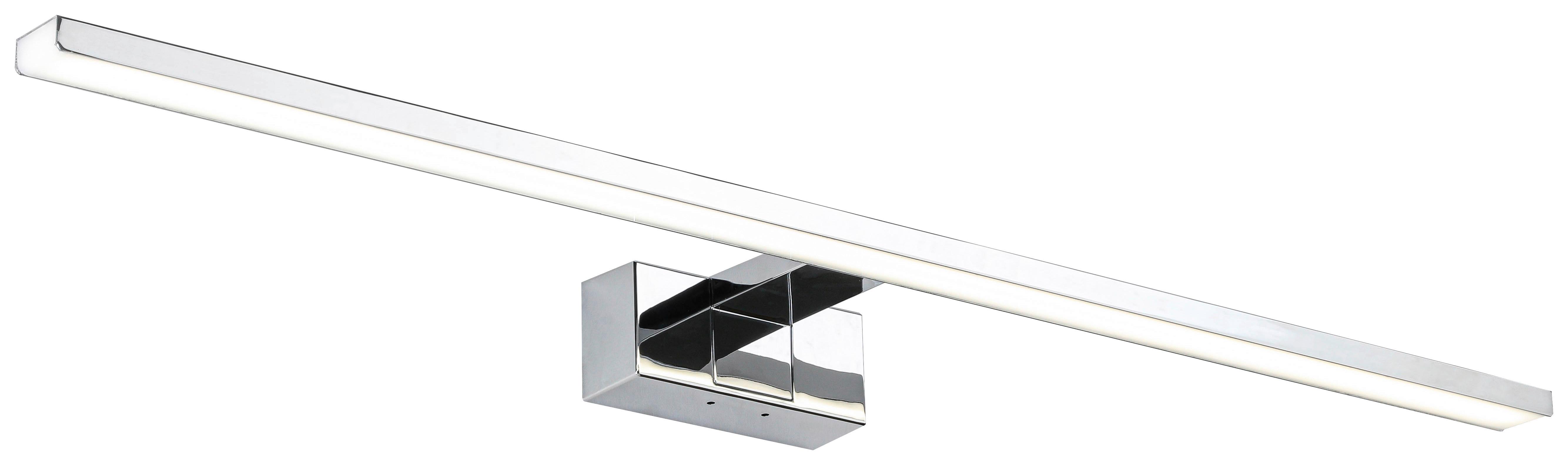 Fürdőszobai Fali Lámpa Momu 75cm - króm/alumínium színű, Modern, műanyag/fém (75/12,8/5,1cm) - Mömax