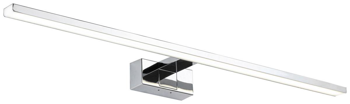Stenska Svetilka Za Kopalnico Momu - barve kroma/barve aluminija, Moderno, kovina/umetna masa (75/12,8/5,1cm) - Mömax