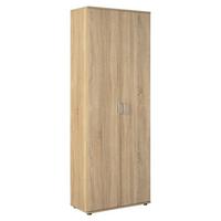 Mehrzweckschrank Gallo Sonoma Eiche ca. 70x189x34cm - Schwarz/Sonoma Eiche, Basics, Holzwerkstoff/Kunststoff (70/189/34cm) - MID.YOU
