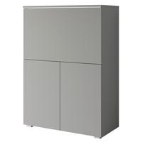 Sekretär VERA 90 Grau - Grau, Design, Holzwerkstoff/Kunststoff (90/125,1/42cm) - P & B