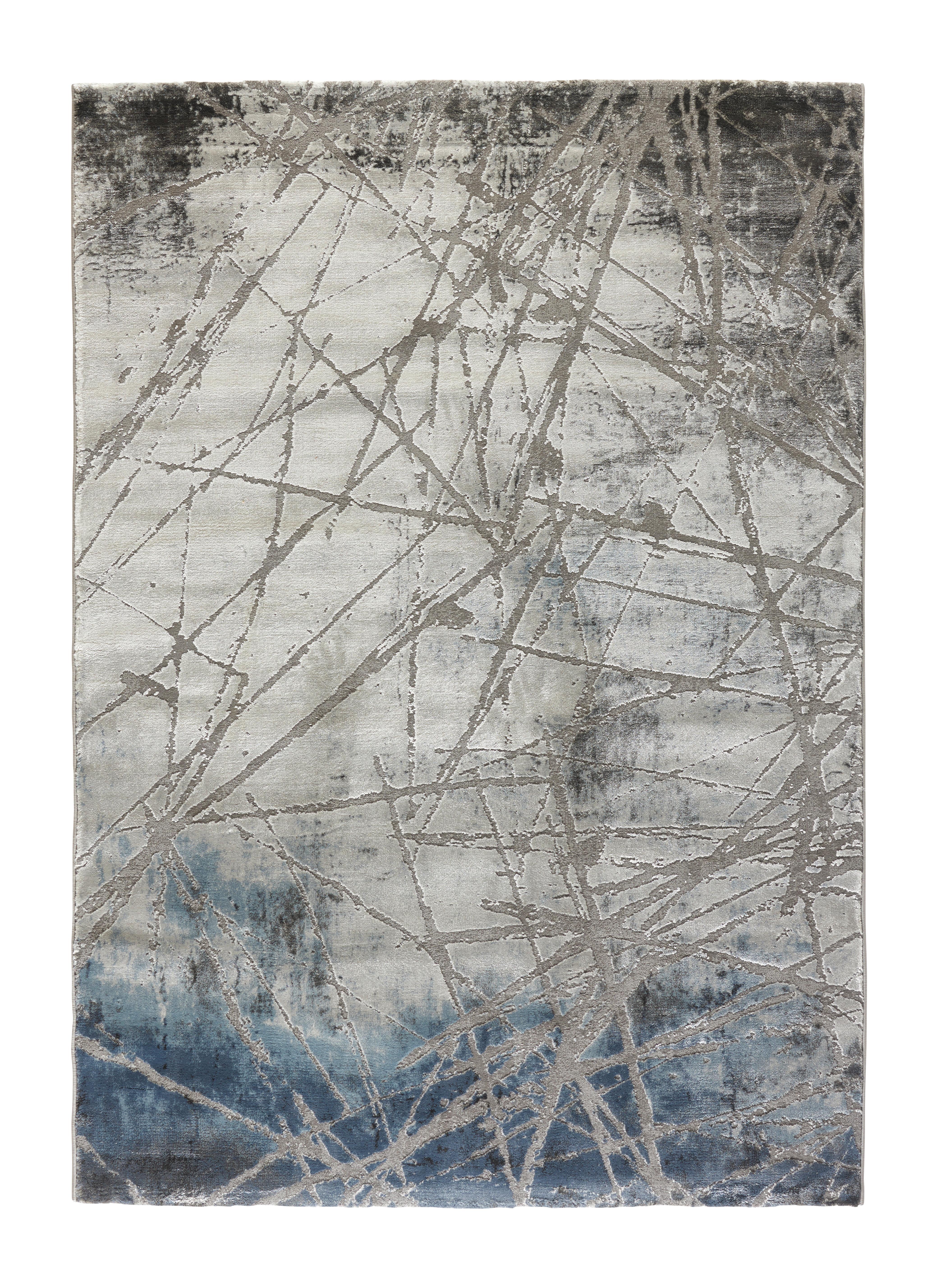 Webteppich Manchester ca. 120x170cm - Blau, MODERN, Textil (120/170cm) - Modern Living