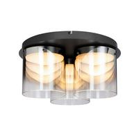 LAMPA SUFITOWA LED BAIA *DK* - czarny, Design, metal/szkło (49/25cm) - Dieter Knoll