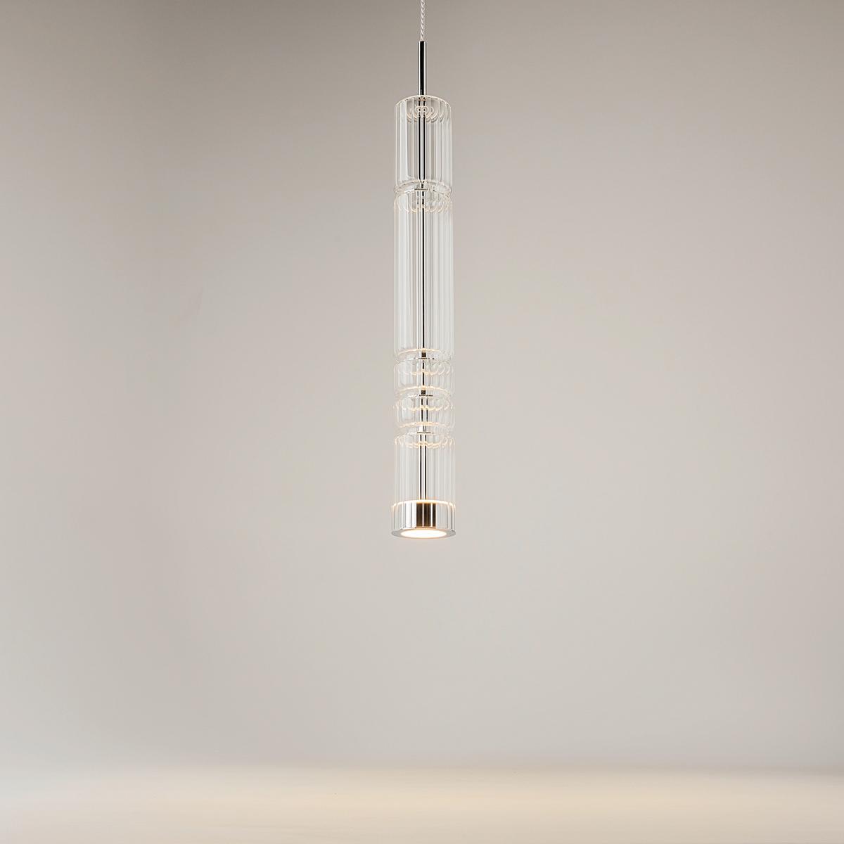 Pendelleuchte Mod272pl-L12ch3k - Chromfarben, Design, Metall (8/384cm) - MAYTONI