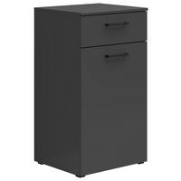 Comodă MULTI - grafit, Modern, material pe bază de lemn (45/83/40cm) - Modern Living