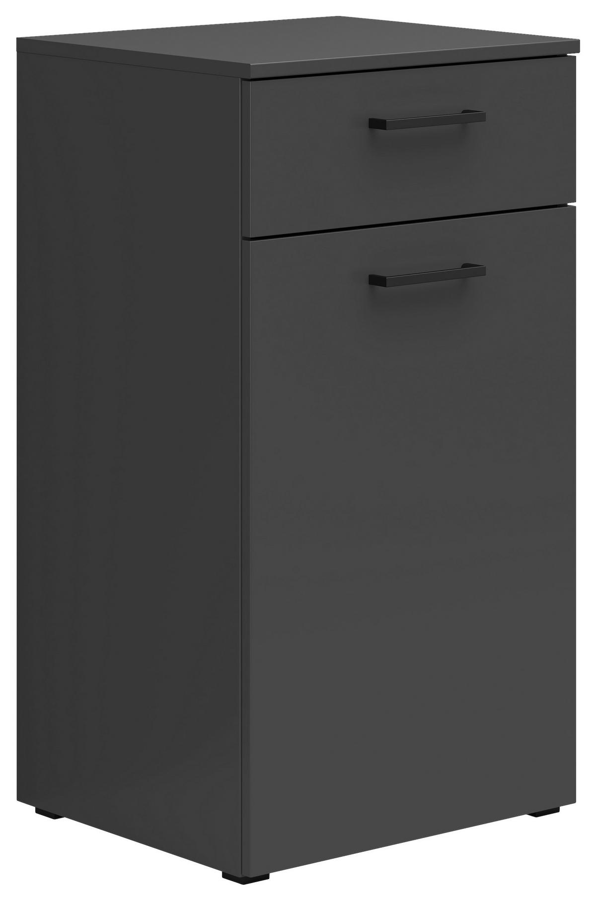 Comodă MULTI - grafit, Modern, material pe bază de lemn (45/83/40cm) - Modern Living