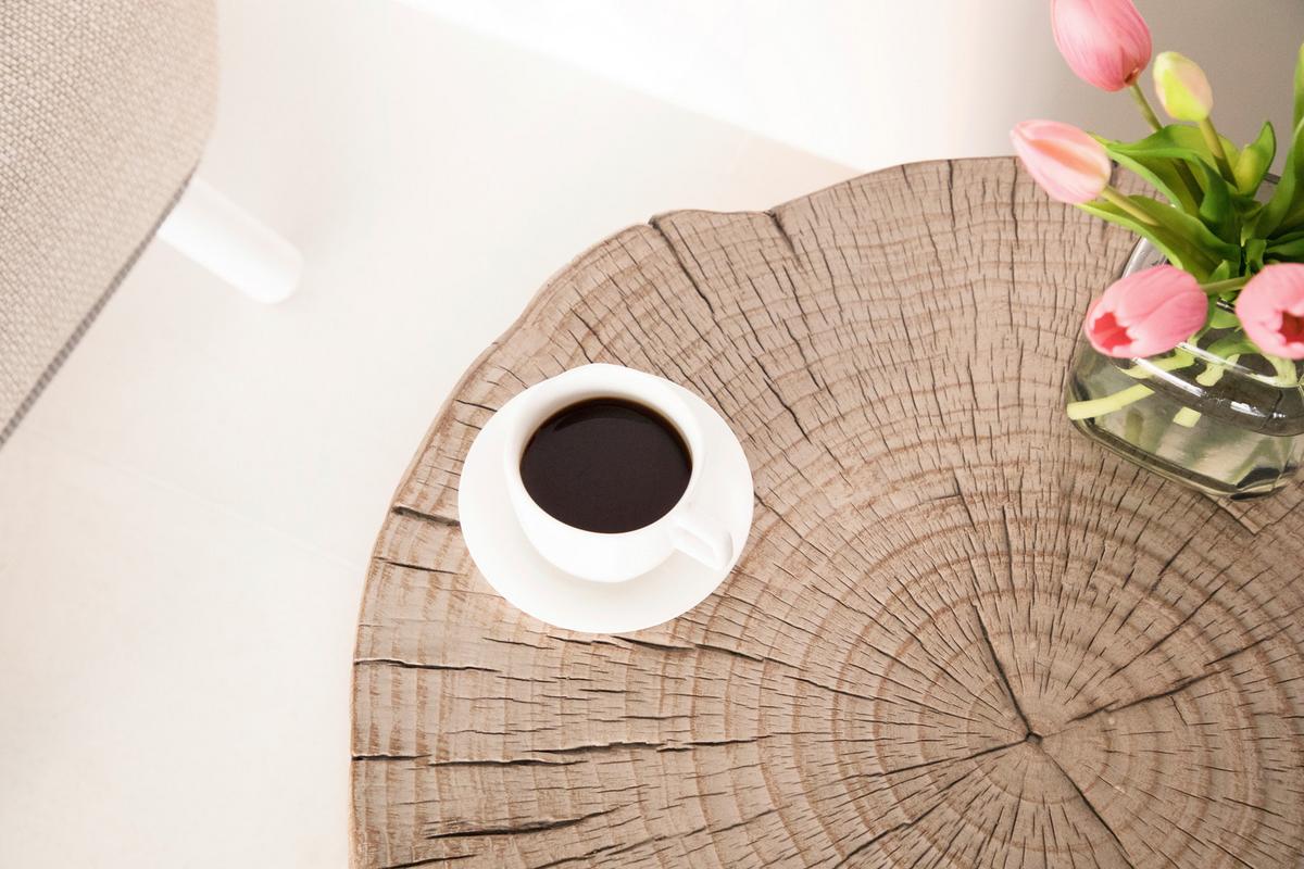 Loungetisch Daintree Rotbraun - Rotbraun, KONVENTIONELL, Stein (70/67/41cm) - Gardenson