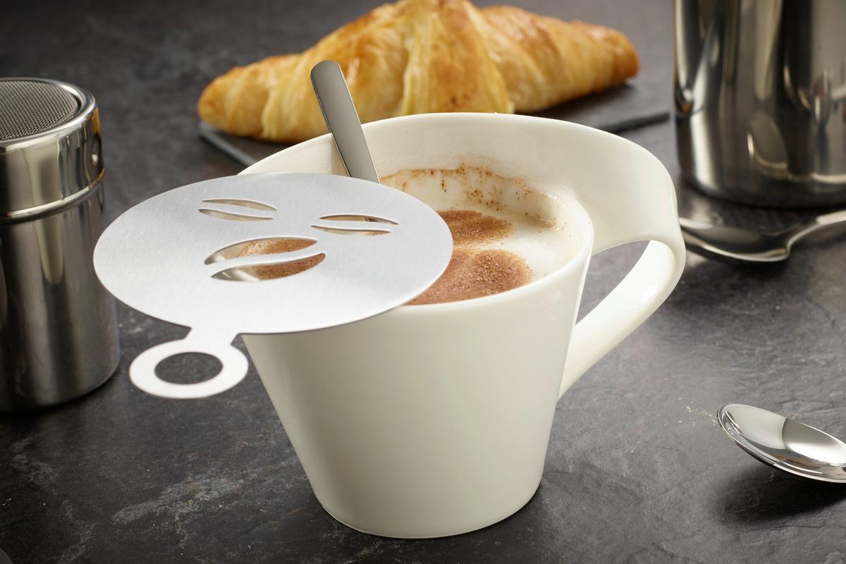 Kaffeeset Cosme in Silberfarben, 23-teilig - Silberfarben, Basics, Metall - Echtwerk