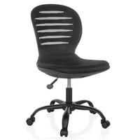 Pisarniški Stol Captivo Mid, Črna - črna, Moderno, umetna masa/tekstil (53/84 - 93/58cm) - MID.YOU