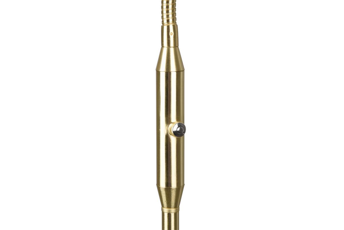 LED-Stehleuchte Monza Messingfarben max. 12 Watt - Messingfarben, Basics, Metall (145/25/50cm) - Trio Leuchten