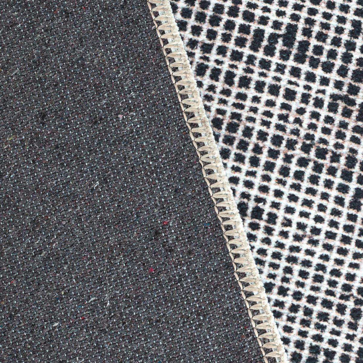 Webteppich Fabius in Grau/Anthrazit ca.120x170cm - Anthrazit/Grau, Natur, Textil (120/170cm)