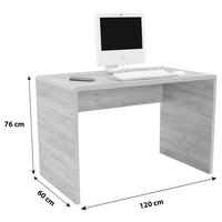 Masă de scris FONTANA PLUS - cașmir/stejar Artisan, Modern, material pe bază de lemn (120/75,5/60cm) - Modern Living